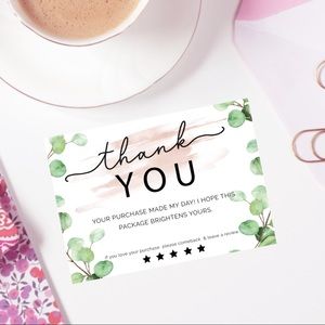 Thank you card